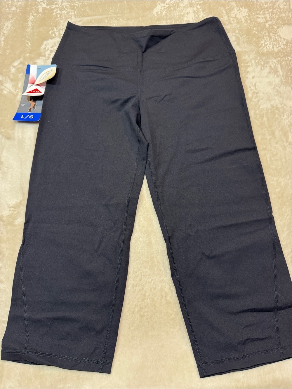 Kirkland Signature Black Capri Active Pants